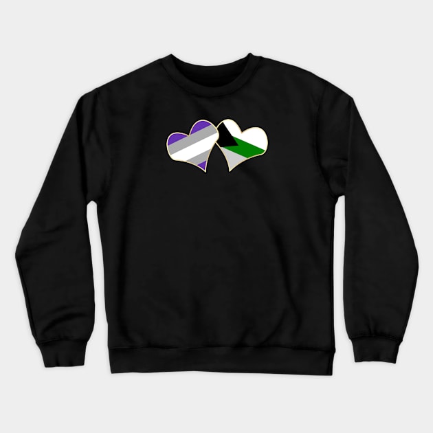 Double Attraction Crewneck Sweatshirt by traditionation